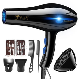 Home Hairdressing High-Power Blue Light Negative Ion Hair Dryer - Phosgene