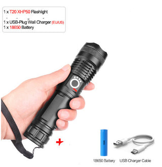 USB Charging Zoom P50 Flashlight - Phosgene