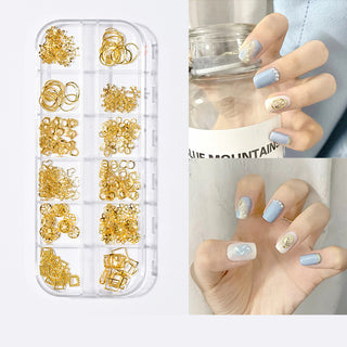 Pearl Butterfly Nail Patch Nail Art Jewelry Set - Phosgene