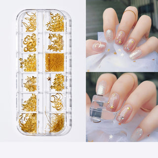 Pearl Butterfly Nail Patch Nail Art Jewelry Set - Phosgene