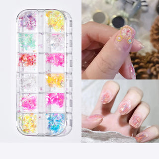 Pearl Butterfly Nail Patch Nail Art Jewelry Set - Phosgene