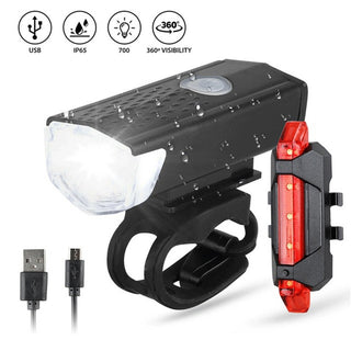 Bicycle Led Waterproof 2255 Front Light Warning Tail Light - Phosgene