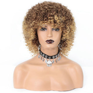 Cross-Border Wigs European And American Fashion African Small Curly Ladies Wigs Headgear Wig African Explosive Head - Phosgene