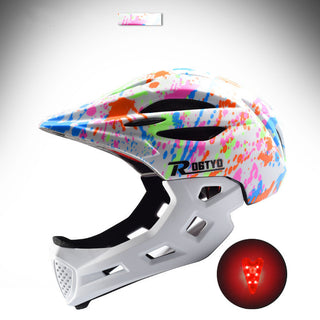 Children's Balance Bike Helmet Riding Cap Full Face Helmet - Phosgene