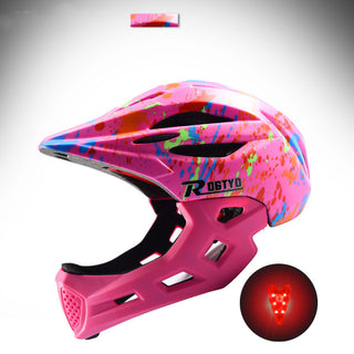 Children's Balance Bike Helmet Riding Cap Full Face Helmet - Phosgene