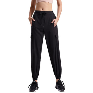 Slimming Yoga Pants For Women Loose, Quick-Dry Harlem Pants High Stretch Sports Pants With Pockets - Phosgene