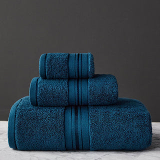 Pure Color Thick Cotton Bath Towel Set Towel Set Increased Pure Cotton Beach Towel Beauty Salon Bath Towel - Phosgene