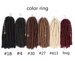 Soft Dread Locs Twist Hair Faux Locs Crochet Braids - Phosgene