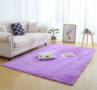 Silky Fluffy Carpet Modern Home Decor Long Plush Shaggy Rug - Phosgene