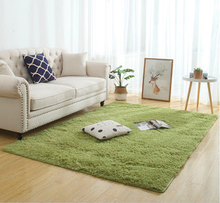 Silky Fluffy Carpet Modern Home Decor Long Plush Shaggy Rug - Phosgene