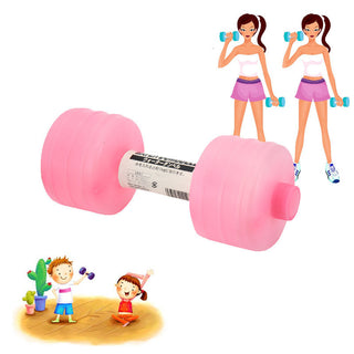 Body Building Water Dumbbell Weight Dumbbells Slimming Fitness Gym Equipment Yoga for Training Sport Plastic Bottle Exercise - Phosgene