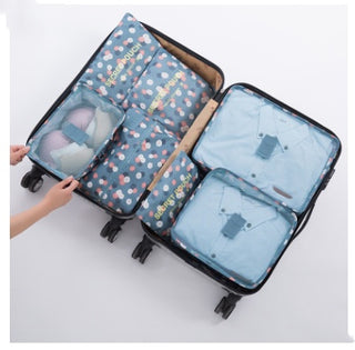 Durable Waterproof Nylon Packing Cube Travel Organizer Bag - Phosgene