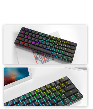 Wireless Bluetooth Mechanical Keyboard Charging Dual-mode Keyboard - Phosgene