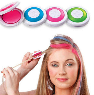 TV Hair Dye Tool Hot Huez One-Time Hair Dye Powder Color Hair Dye 4 Colors OPP Packaging - Phosgene