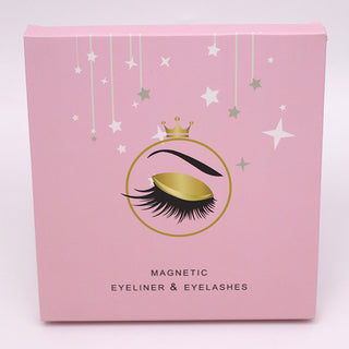 Magnetic Eyelashes Eyeliner Set Long Lasting False Mink Waterproof Eye Lashes Extension Reusable Beauty Makeup Tool - Phosgene