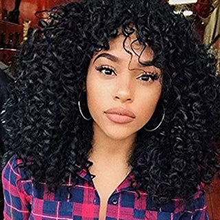 Manufacturers Supply European And American Wigs, African Short Curly Hair Female Wigs, Fluffy Small Curly Bangs, Long Curly Hair Wigs, Wigs - Phosgene