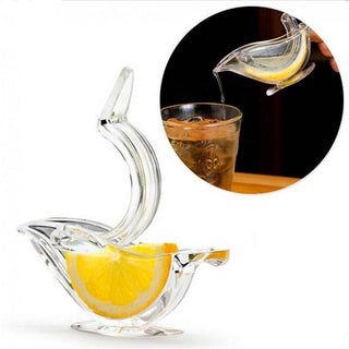 Manual Lemon Juicer Transparent Acrylic Elegance Bird Shape Lemon Slice Squeezer Kitchen Tools Gadgets - Phosgene