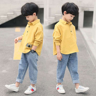 Children's Wear Boys Denim Pants Trend New Spring Fashion - Phosgene