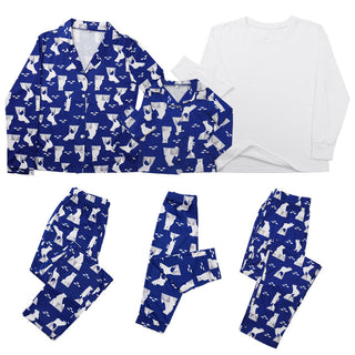 Home Furnishing Suit Casual Printing Two-Piece Pajamas Parent-Child Wear - Phosgene