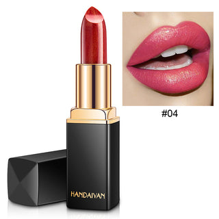 Shiny Metallic Lipstick Pearlescent Color Temperature Change Lipstick Gilt Lipstick - Phosgene