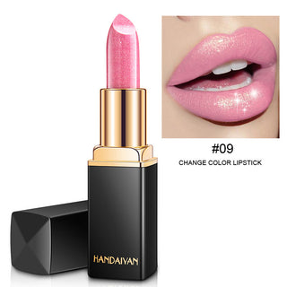 Shiny Metallic Lipstick Pearlescent Color Temperature Change Lipstick Gilt Lipstick - Phosgene