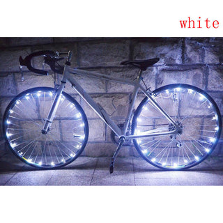 Bicycle Riding Spoke Wheel With Colorful Lights - Phosgene