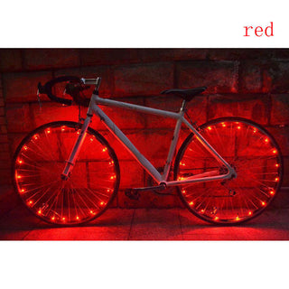 Bicycle Riding Spoke Wheel With Colorful Lights - Phosgene