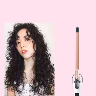 Wool Curling Iron Small Male Short Hair Fan Small Curling Iron Mini Cone Head Water Ripple Electric Curling Iron Female - Phosgene