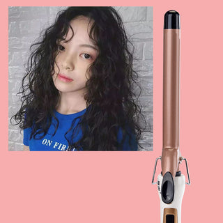 Wool Curling Iron Small Male Short Hair Fan Small Curling Iron Mini Cone Head Water Ripple Electric Curling Iron Female - Phosgene