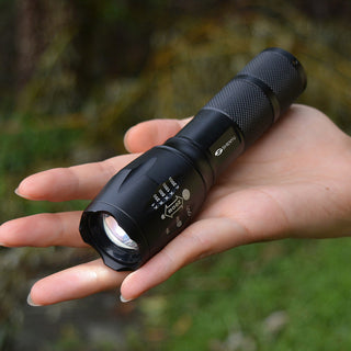 Aluminum Alloy Strong Light Flashlight 18650 Super Bright Outdoor Lighting T6 Flashlight - Phosgene