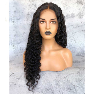 Wig Ladies Mid-length Curly Hair Hand-wrapped Small Curls - Phosgene