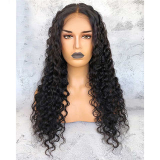 Wig Ladies Mid-length Curly Hair Hand-wrapped Small Curls - Phosgene