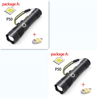 USB Charging Zoom P50 Flashlight - Phosgene