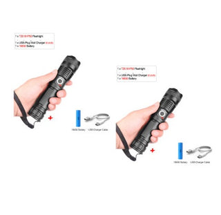 USB Charging Zoom P50 Flashlight - Phosgene