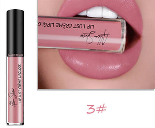 Silky Cream Texture Lip Gloss Aliexpress Shopee Cross-Border Exclusive Lip Glaze Lip Gloss Lipstick - Phosgene