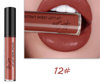 Silky Cream Texture Lip Gloss Aliexpress Shopee Cross-Border Exclusive Lip Glaze Lip Gloss Lipstick - Phosgene