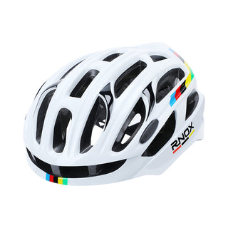 Striped Motorcycle Paint Electric Bike Helmet - Phosgene