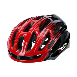 Striped Motorcycle Paint Electric Bike Helmet - Phosgene