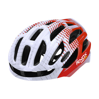 Striped Motorcycle Paint Electric Bike Helmet - Phosgene