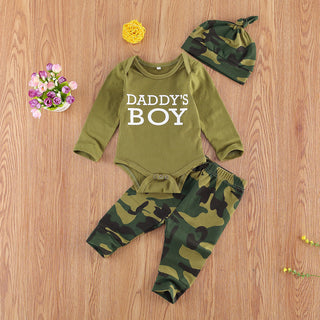 New Products Set Letter Camouflage Printed Children Set - Phosgene