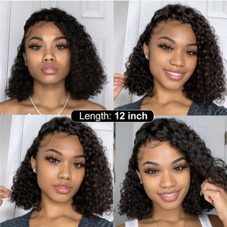 Synthetic Lace Front Wig Africa Small Curly Wig Women's Medium And Long Curly Hair Braided Wigs - Phosgene