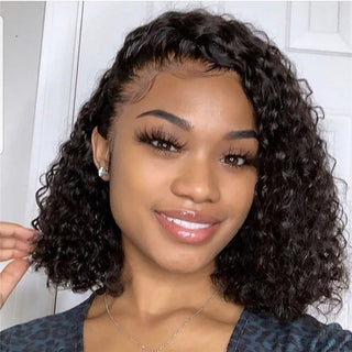 Synthetic Lace Front Wig Africa Small Curly Wig Women's Medium And Long Curly Hair Braided Wigs - Phosgene