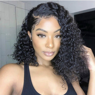 Synthetic Lace Front Wig Africa Small Curly Wig Women's Medium And Long Curly Hair Braided Wigs - Phosgene