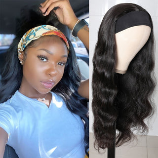 Long Curly Hair Black Mid-section Big Wave Synthetic Headgear - Phosgene