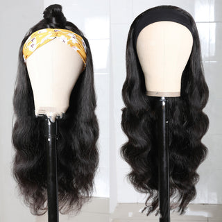 Long Curly Hair Black Mid-section Big Wave Synthetic Headgear - Phosgene