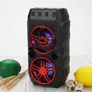 Wireless Bluetooth Speaker Dual Speakers Outdoor Portable Loud Speaker - Phosgene