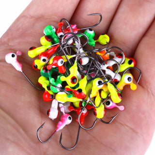 1g Lead Hook Bait 50 Hooks Bag Outdoor Fishing Gear Supplies Phosgene