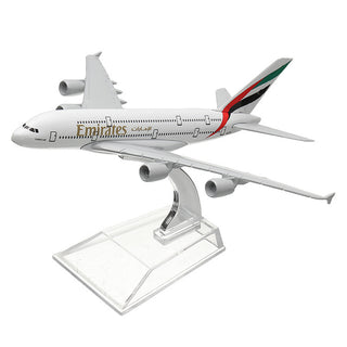 Civil Aviation Aircraft Model Alloy International Airbus Model Simulation Office Aircraft Model Decoration - Phosgene