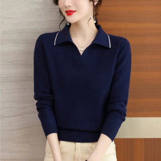 Leisure Loose Lapels Elegant Knitwear - Phosgene