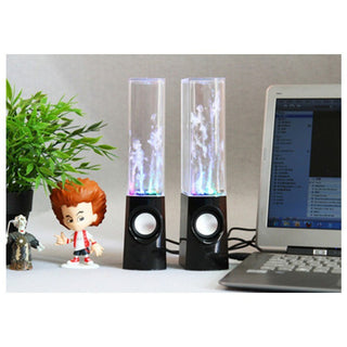 Wireless Dancing Water Speaker LED Light Fountain Speaker Home Party - Phosgene